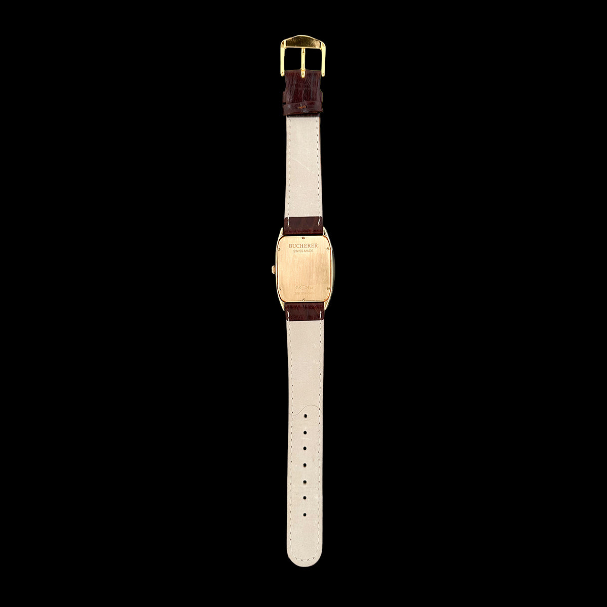 Bucherer Sunburst Tonneau 18K