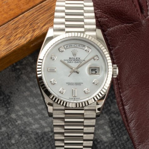 Rolex Day-Date 18K Mother of Pearl