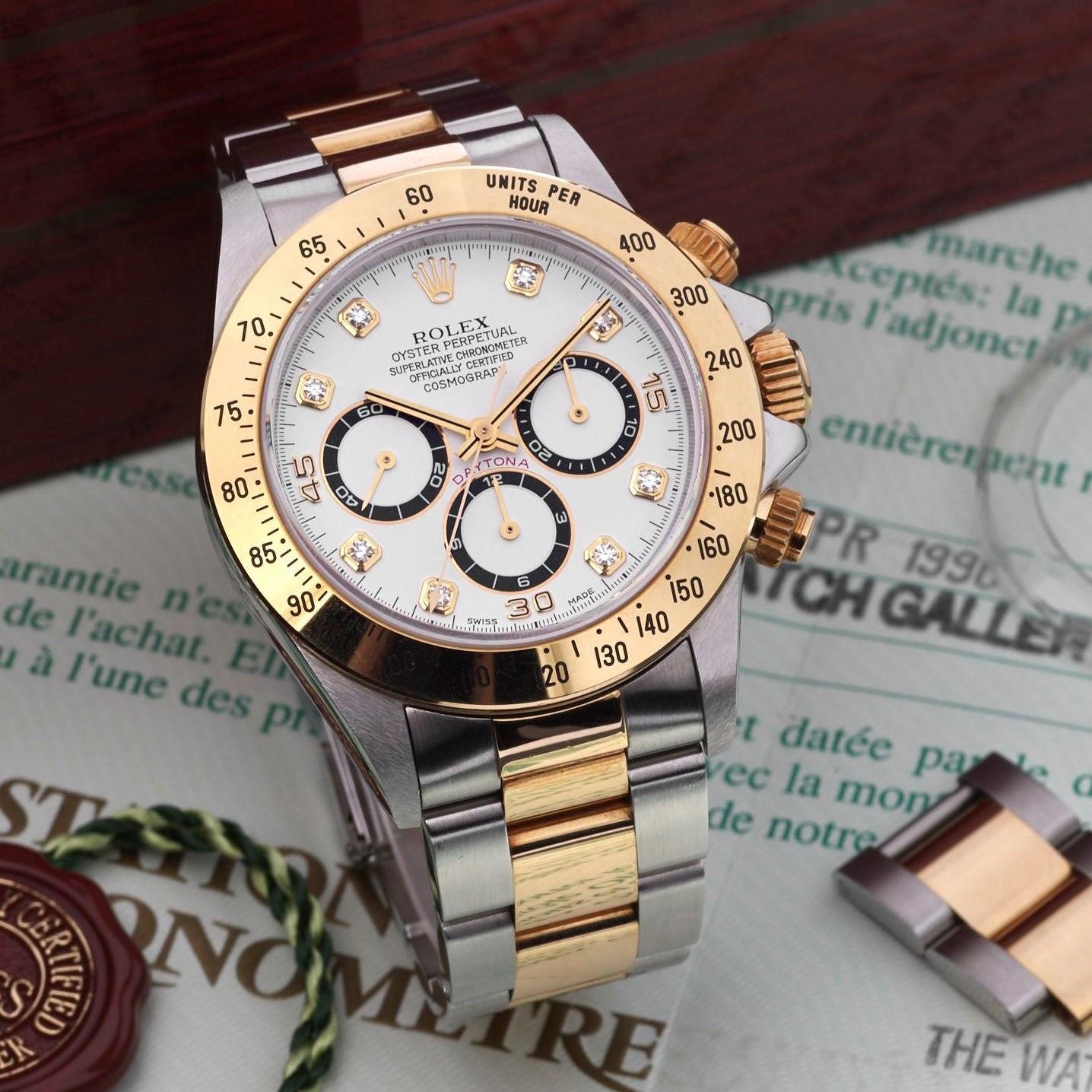 Rolex Daytona Zenith 18K Diamond