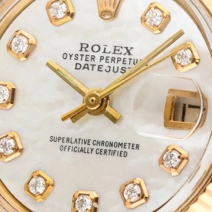 Rolex Lady Datejust 18K Rosé Gold Diamond