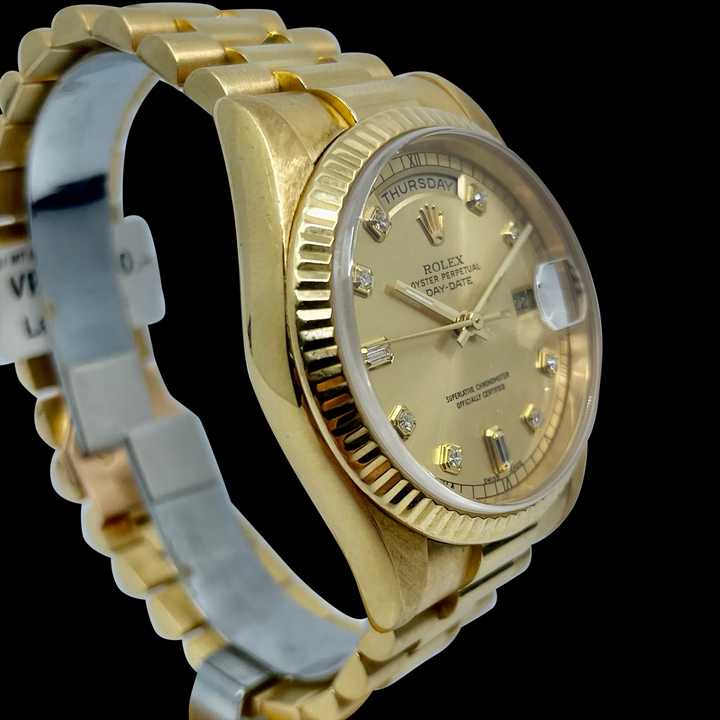 Rolex Day-Date 18K Diamond Full Gold