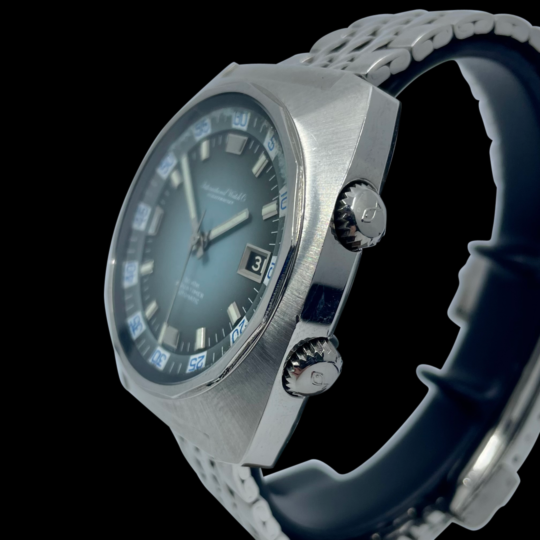 IWC 海洋時計潛水腕錶 藍色