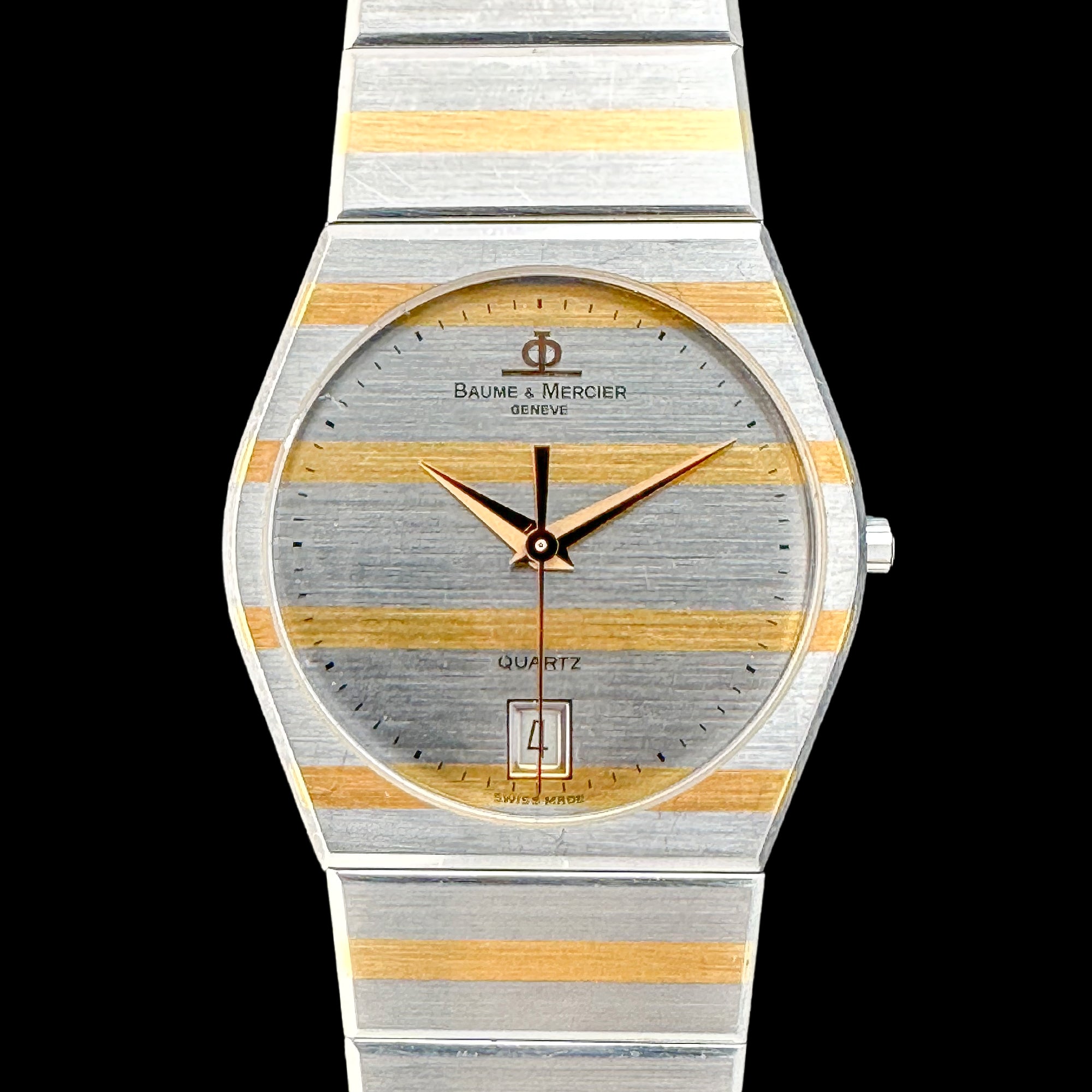 Baume et Mercier Two-Tone Striped 18K