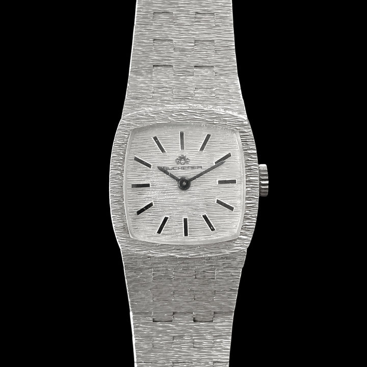 Bucherer Frosted Carré Solid Silver