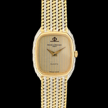 Baume et Mercier Two-Tone Tonneau 18K