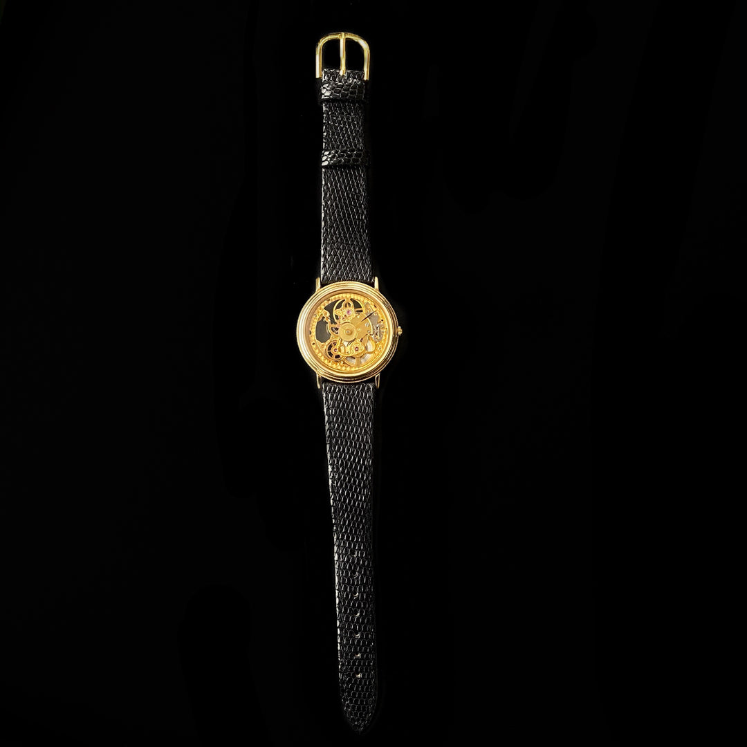 A watchmaker's skeleton watch