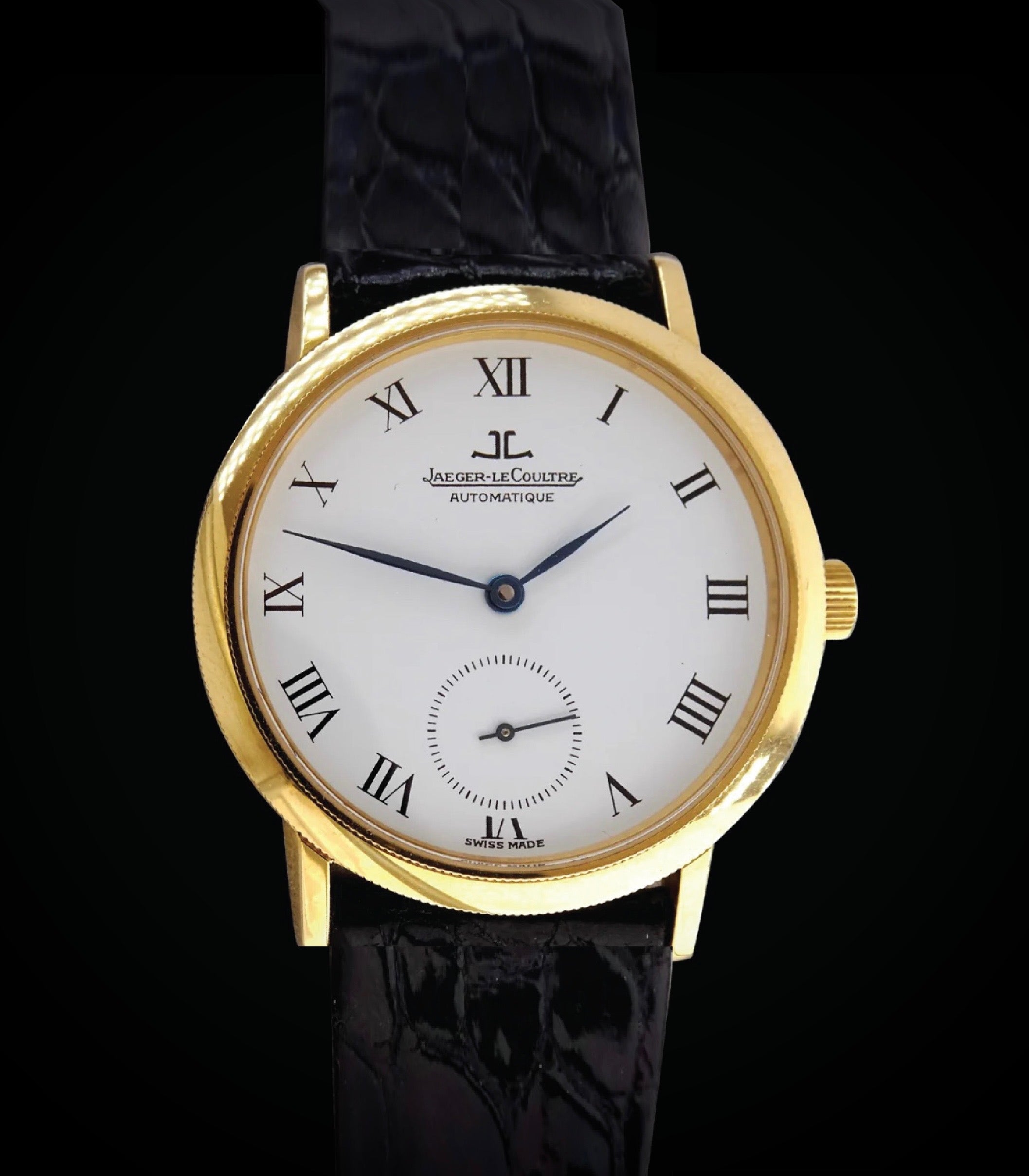 Jaeger LeCoultre Gentilhomme 18K Reloj suizo antiguo